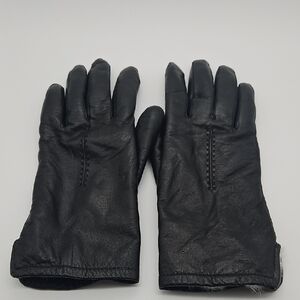 Grane Black Leather Women's Gloves